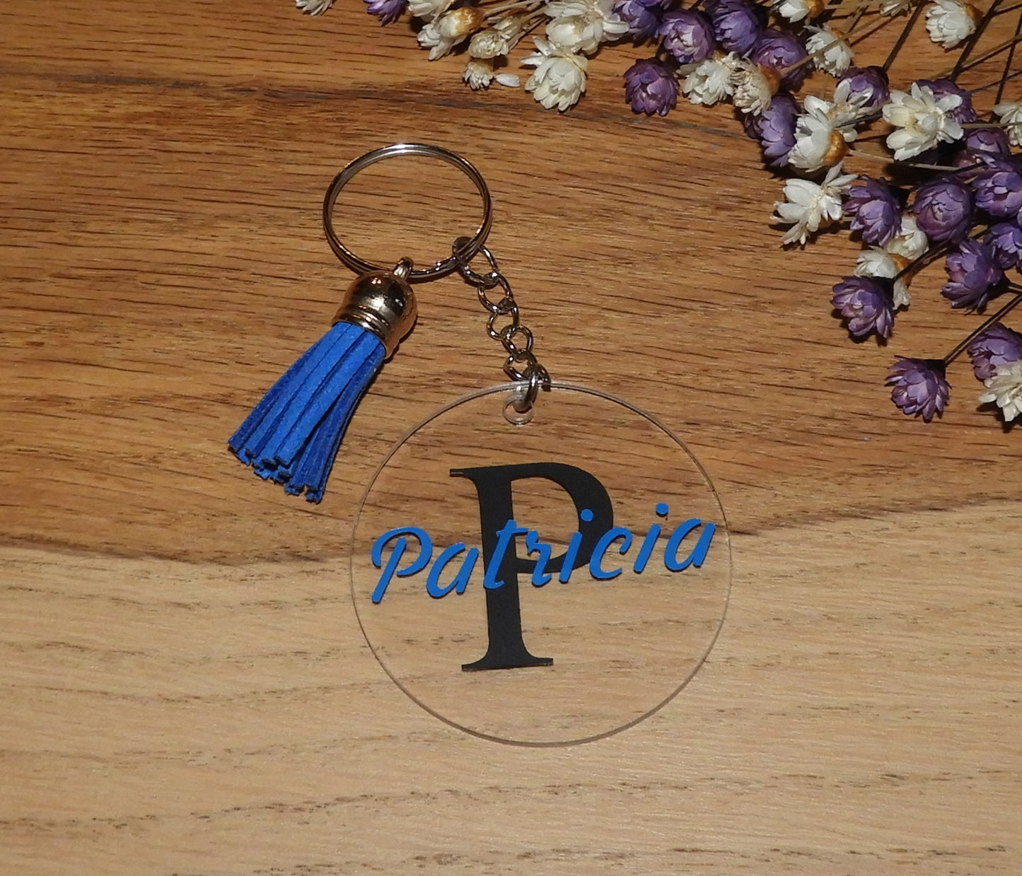 Stijlvolle gepersonaliseerde sleutelhanger